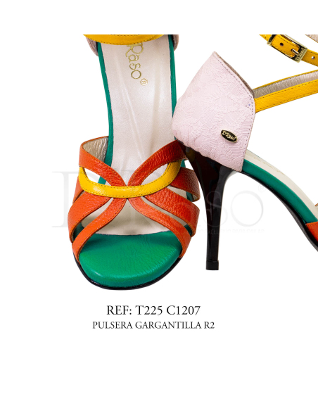 T225 PULSERA GARGANTILLA R2 C1207  / TANGO - SALSA - BACHATA / MUJER (BAJO PEDIDO)