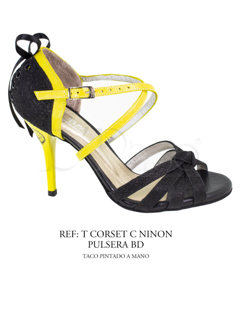 TCORSET CNINON PULSERA BD-TACO ARTESANAL / TANGO - SALSA - BACHATA / MUJER (BAJO PEDIDO)