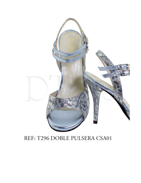 T296 DOBLE PULSERA CSA01 / TANGO - SALSA - BACHATA / MUJER (BAJO PEDIDO)