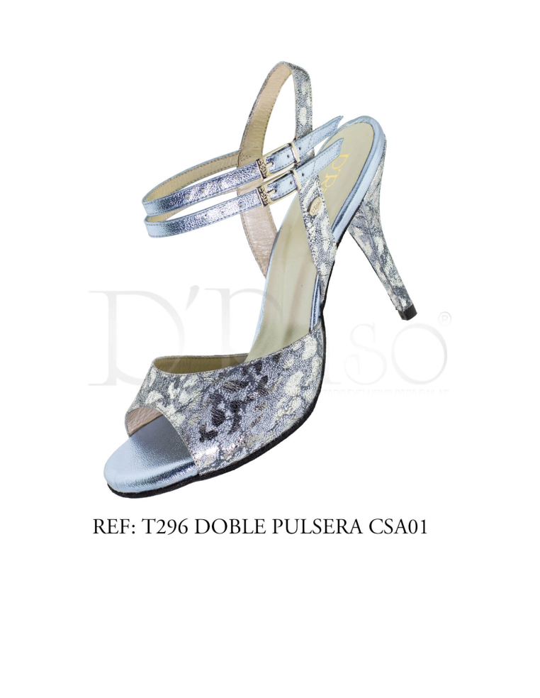 T296 DOBLE PULSERA CSA01 / TANGO - SALSA - BACHATA / MUJER (BAJO PEDIDO)